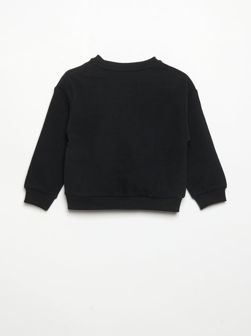 Sweatshirt met lange mouwen van molton - Kiabi