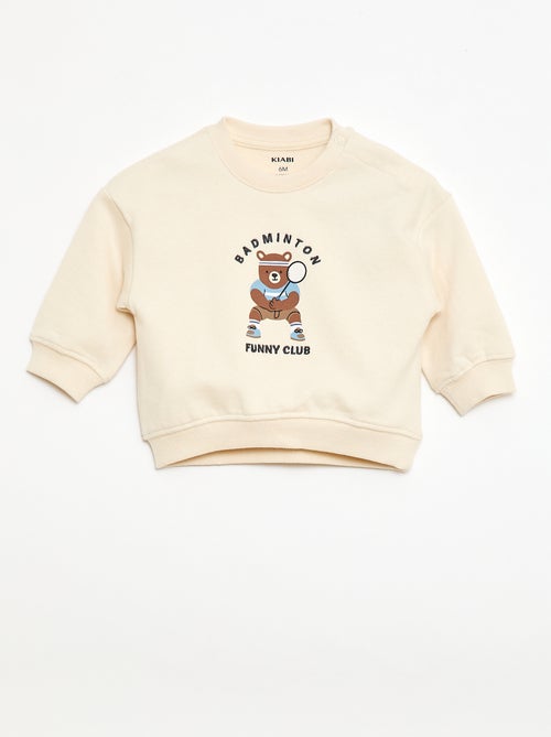 Sweatshirt met lange mouwen - Kiabi