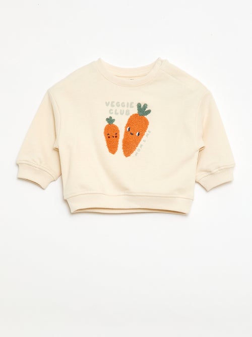 Sweatshirt met lange mouwen - Kiabi