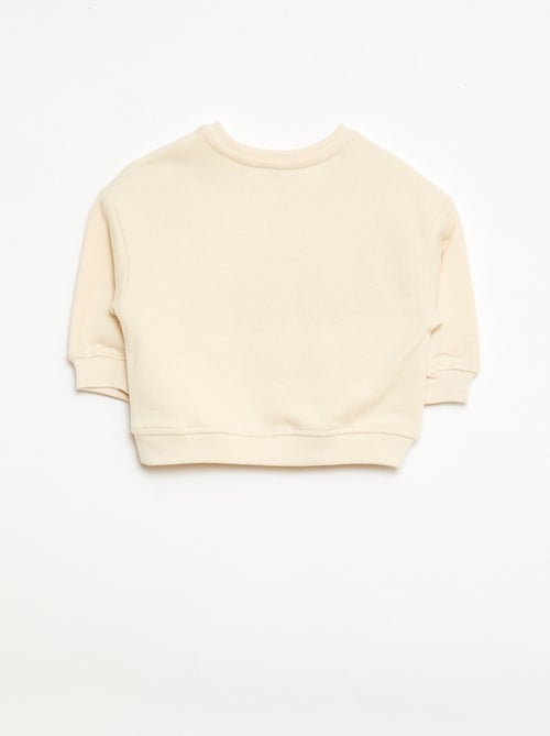 Sweatshirt met lange mouwen - Kiabi