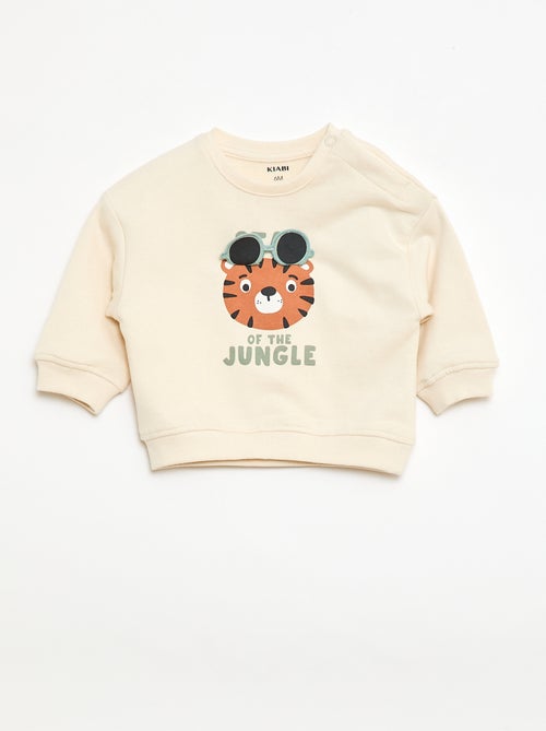 Sweatshirt met lange mouwen - Kiabi