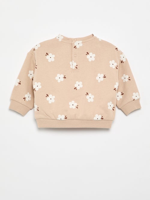 Sweatshirt met motief van molton - Kiabi