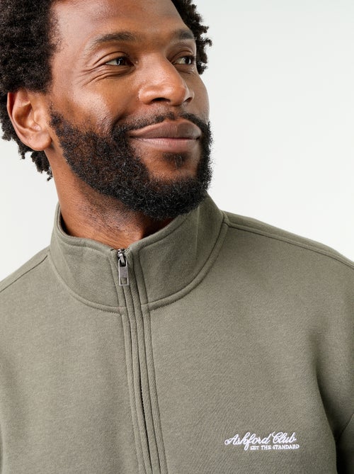 Sweatshirt met opstaande kraag - Kiabi