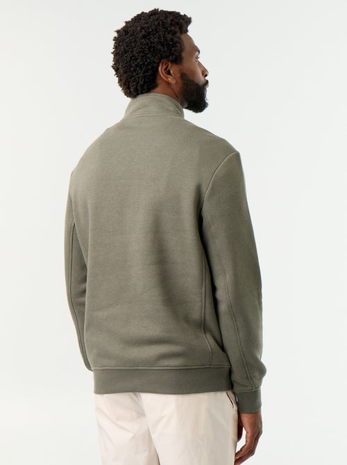 Sweatshirt met opstaande kraag - Kiabi