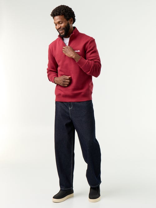Sweatshirt met opstaande kraag - Kiabi