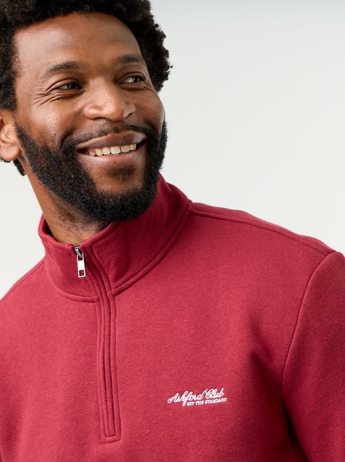 Sweatshirt met opstaande kraag - Kiabi