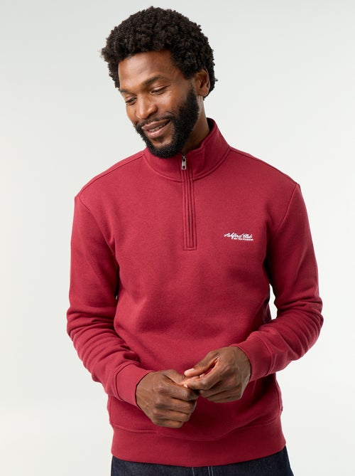 Sweatshirt met opstaande kraag - Kiabi
