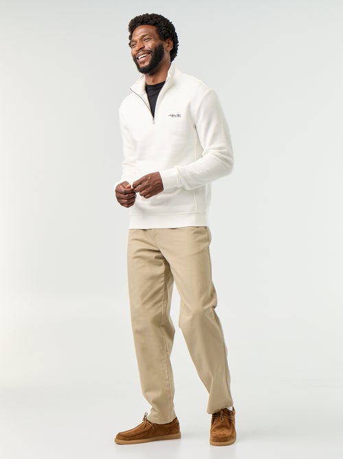 Sweatshirt met opstaande kraag - Kiabi