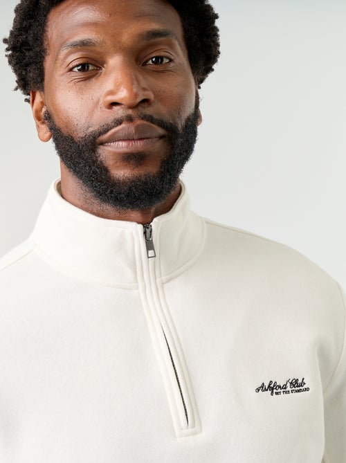 Sweatshirt met opstaande kraag - Kiabi