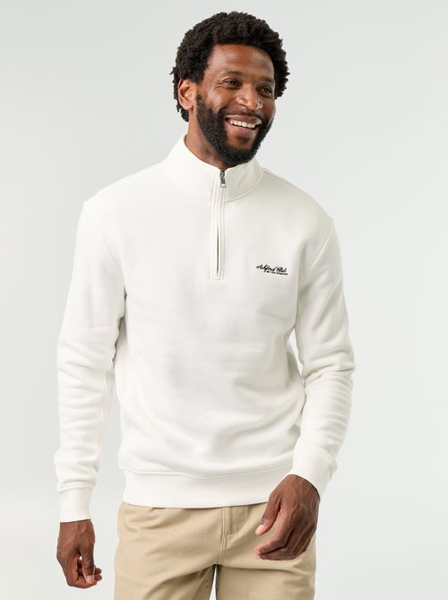 Sweatshirt met opstaande kraag - Kiabi