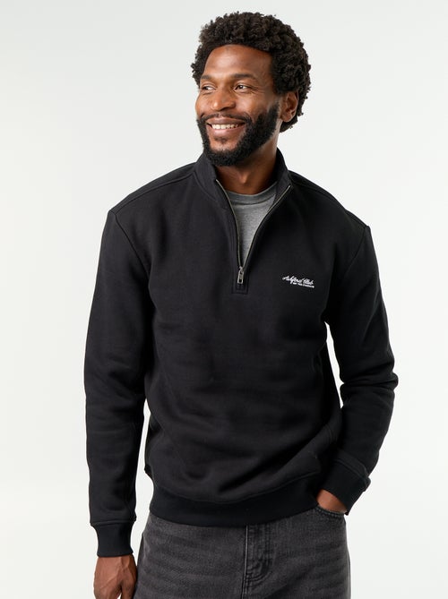 Sweatshirt met opstaande kraag - Kiabi