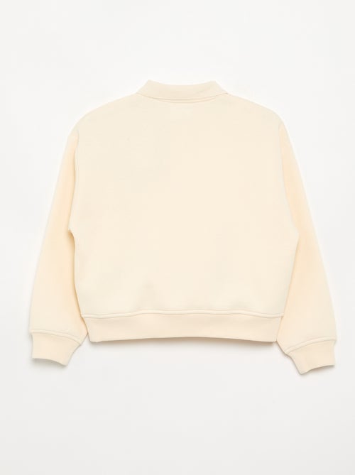Sweatshirt met polokraag - Kiabi