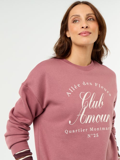 Sweatshirt met print - Kiabi Sweatshirt met print - Kiabi