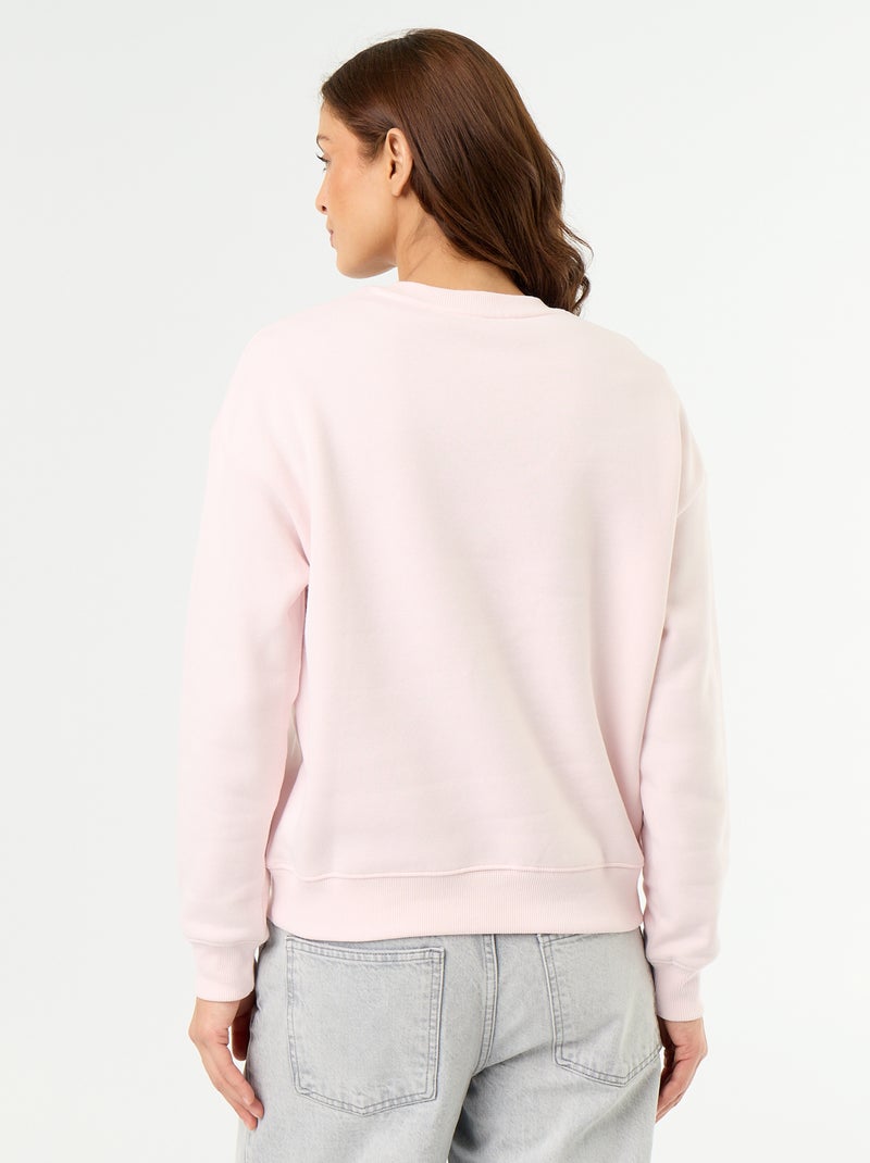 Sweatshirt met print Rose - Kiabi