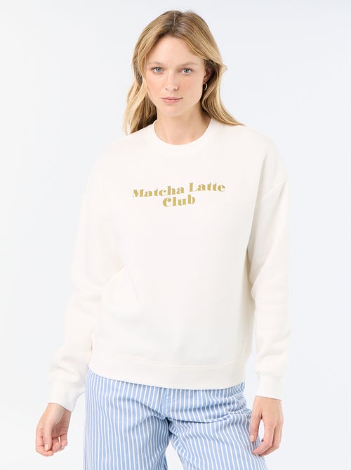 Sweatshirt met print - Kiabi Sweatshirt met print - Kiabi