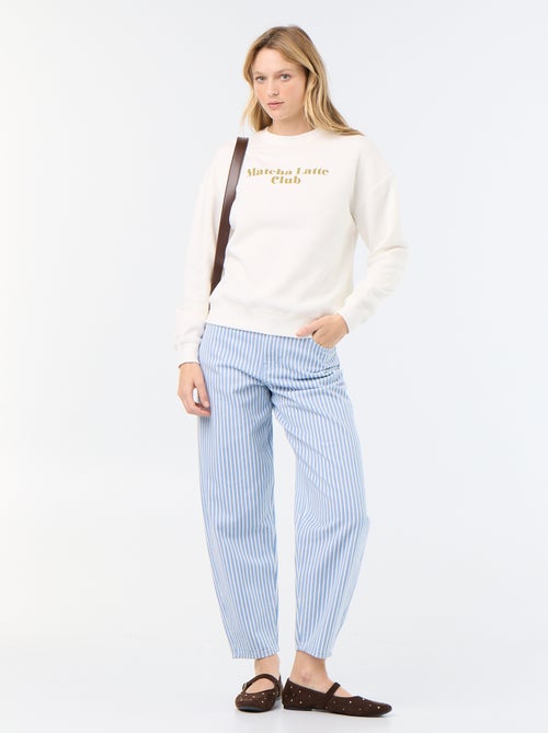 Sweatshirt met print - Kiabi Sweatshirt met print - Kiabi