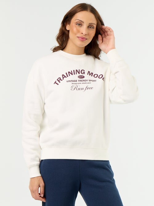 Sweatshirt met print - Kiabi