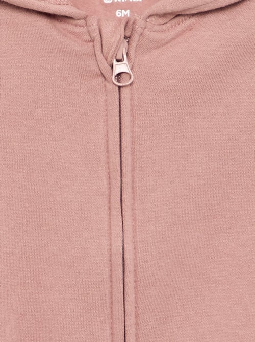 Sweatshirt met rits en capuchon - Kiabi