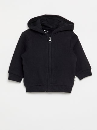 Sweatshirt met rits en capuchon
