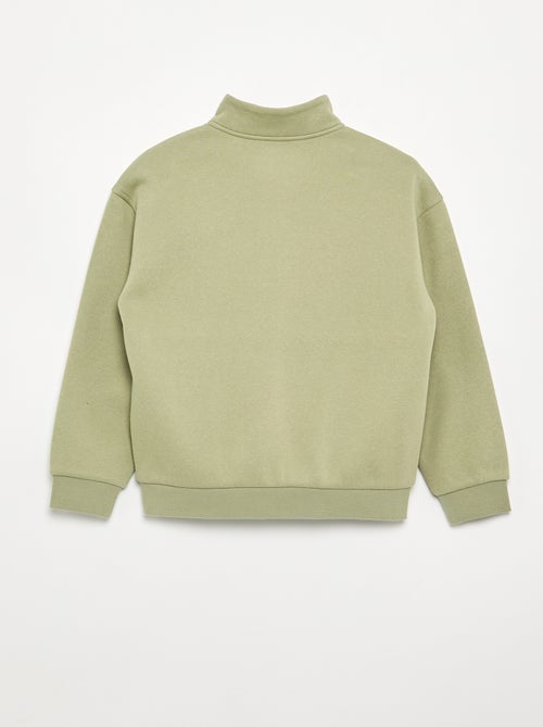 Sweatshirt met ritskraag - Kiabi