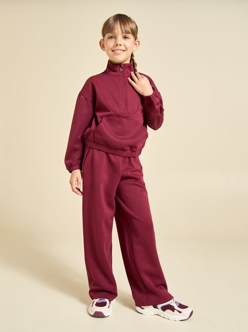 Sweatshirt met ritskraag - Kiabi