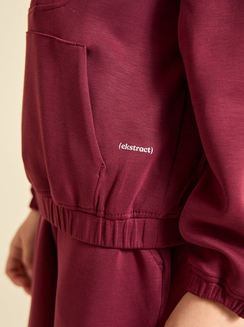 Sweatshirt met ritskraag - Kiabi