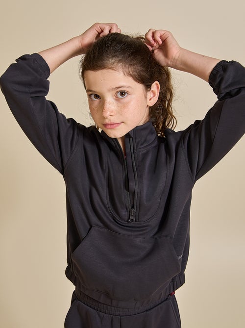 Sweatshirt met ritskraag - Kiabi Sweatshirt met ritskraag - Kiabi