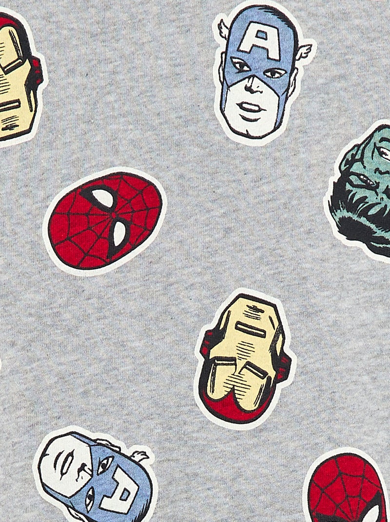 Sweatshirt met 'Spider-Man'-print - Makkelijk aan te trekken collectie Grijs - Kiabi
