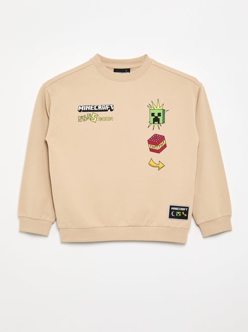 Sweatshirt 'Minecraft' met lange mouwen - Kiabi Sweatshirt 'Minecraft' met lange mouwen - Kiabi
