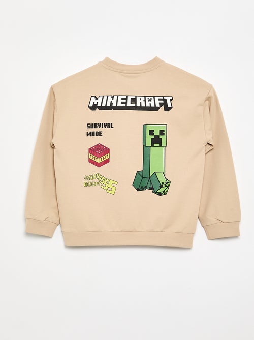 Sweatshirt 'Minecraft' met lange mouwen - Kiabi Sweatshirt 'Minecraft' met lange mouwen - Kiabi