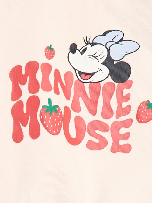 Sweatshirt 'Minnie' 'Disney' met lange mouwen en geborduurde volants - Kiabi
