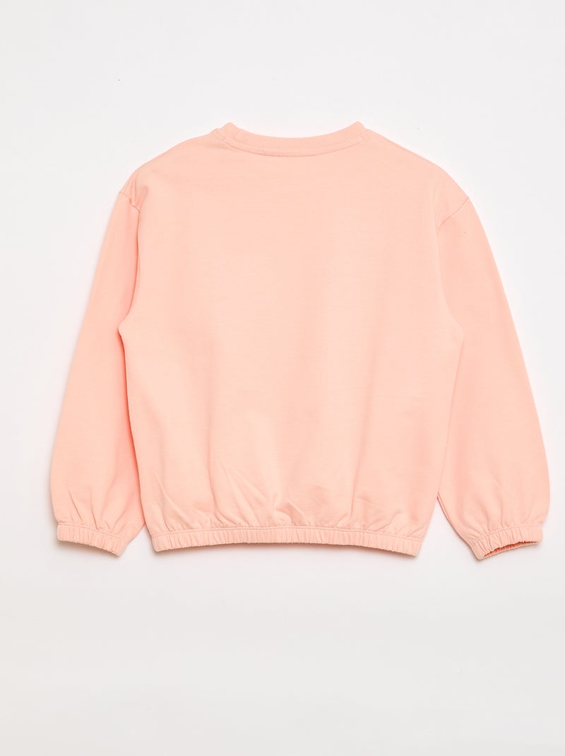 Sweatshirt 'Snoopy' met lange mouwen Oranje - Kiabi