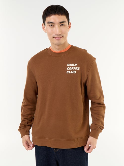 Sweatshirt van French Terry - Kiabi Sweatshirt van French Terry - Kiabi
