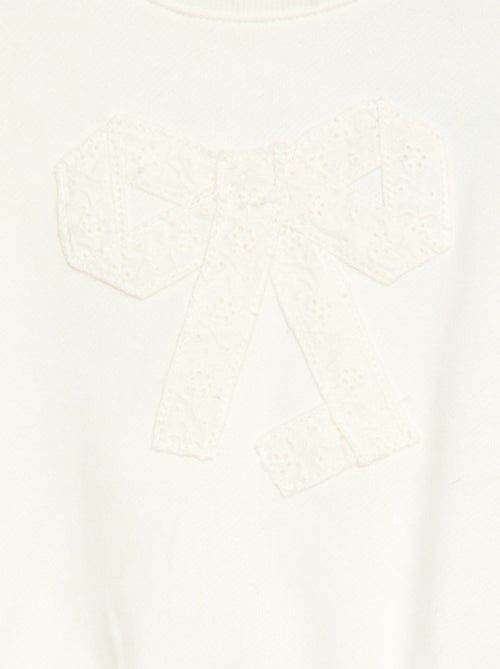 Sweatshirt van katoen met print vooraan - Kiabi