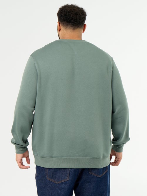 Sweatshirt van molton met opschrift - Kiabi Sweatshirt van molton met opschrift - Kiabi