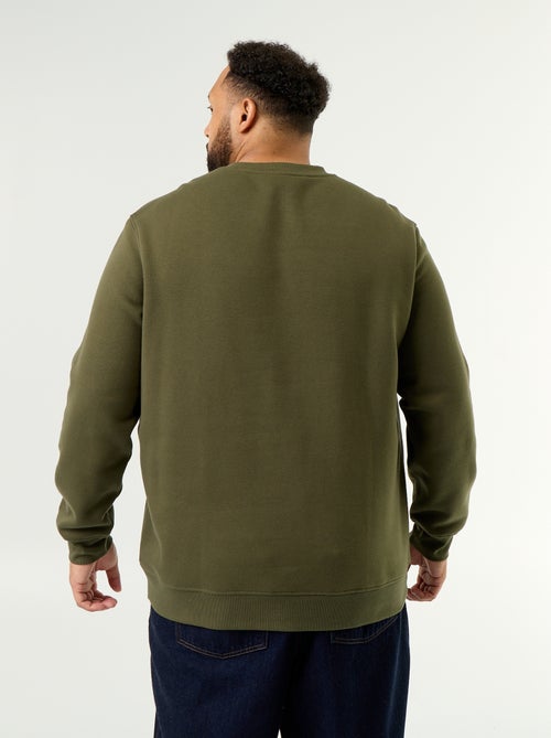 Sweatshirt van molton met opschrift - Kiabi