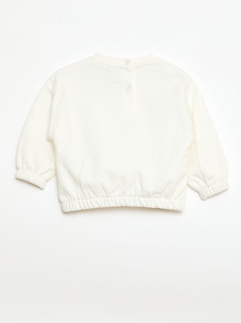 Sweatshirt van molton 'Miffy' Wit - Kiabi