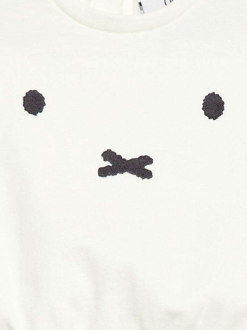 Sweatshirt van molton 'Miffy' Wit - Kiabi