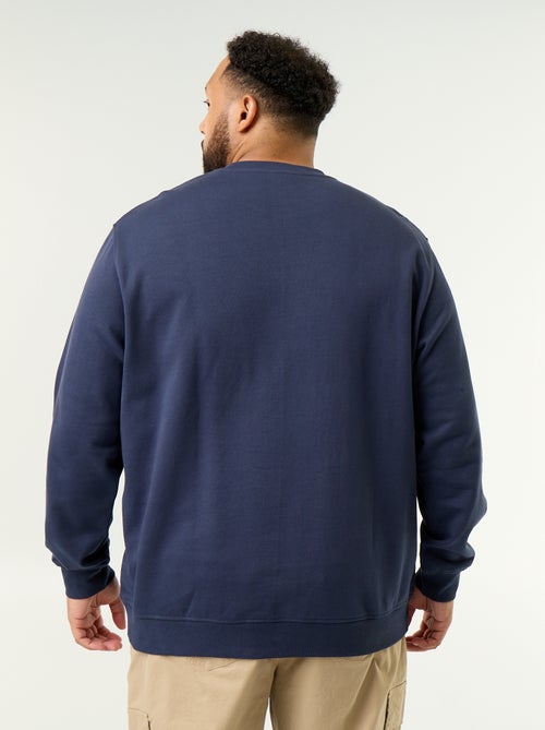 Sweatshirt van ongeruwde molton met opdruk - Kiabi
