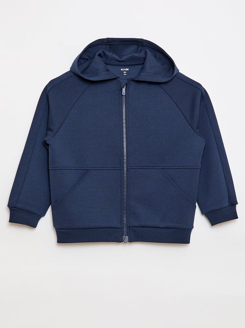 Sweatvest met capuchon - gemakkelijk aan te trekken collectie - Kiabi