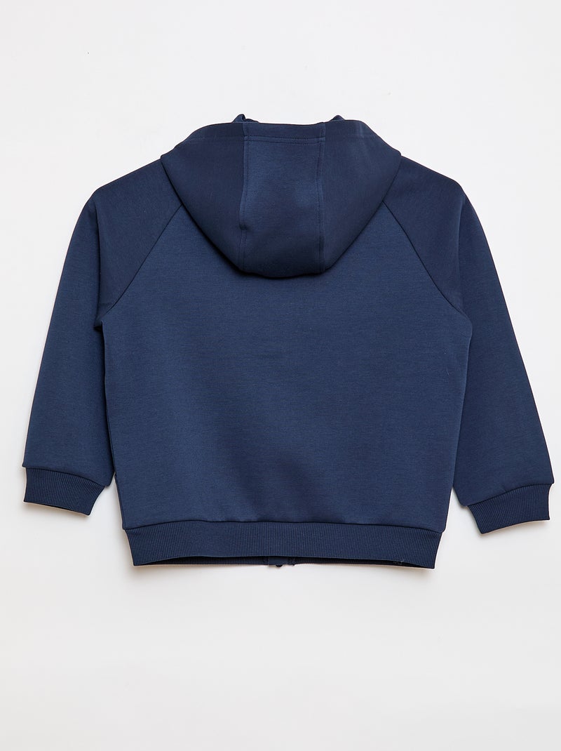 Sweatvest met capuchon - gemakkelijk aan te trekken collectie Blauw - Kiabi
