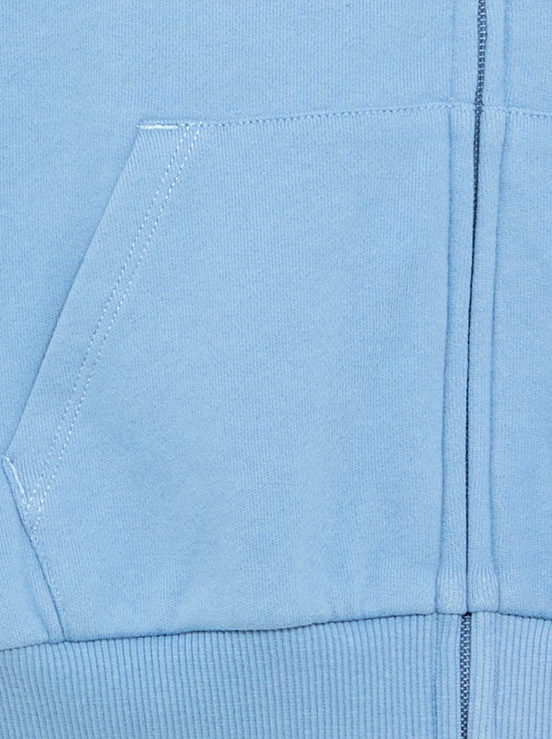 Sweatvest met capuchon Blauw - Kiabi