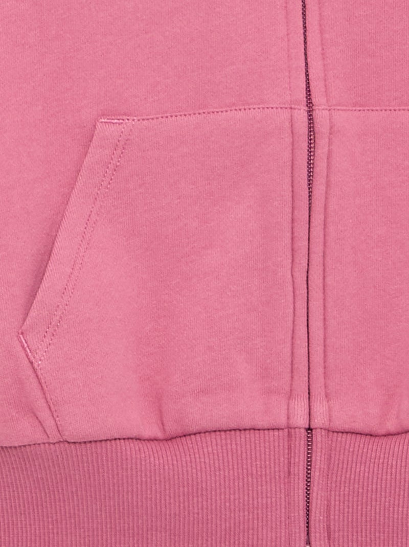 Sweatvest met capuchon Rose - Kiabi