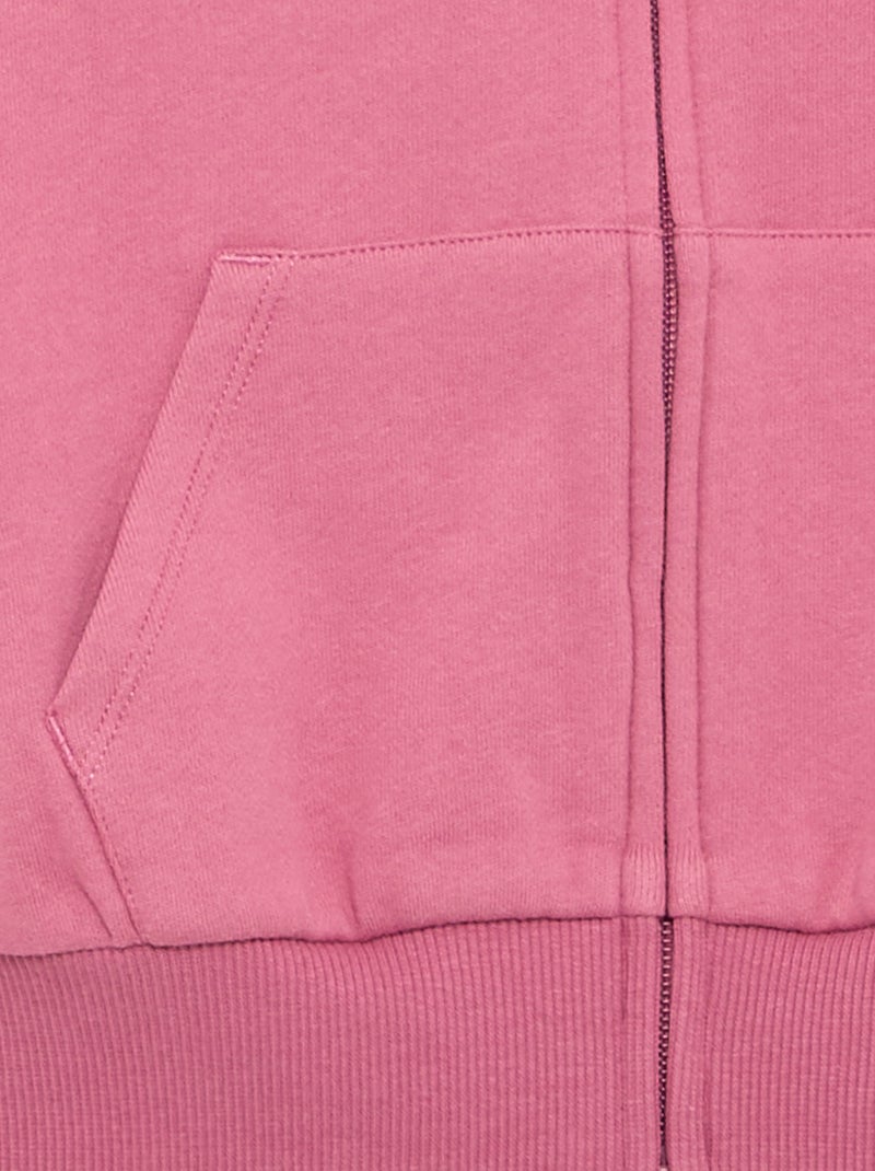 Sweatvest met capuchon Rose - Kiabi