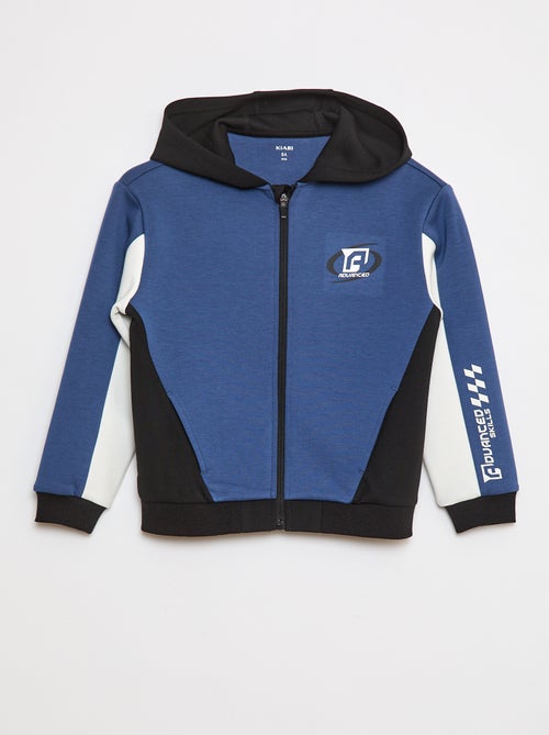 Sweatvest met rits en capuchon - Kiabi