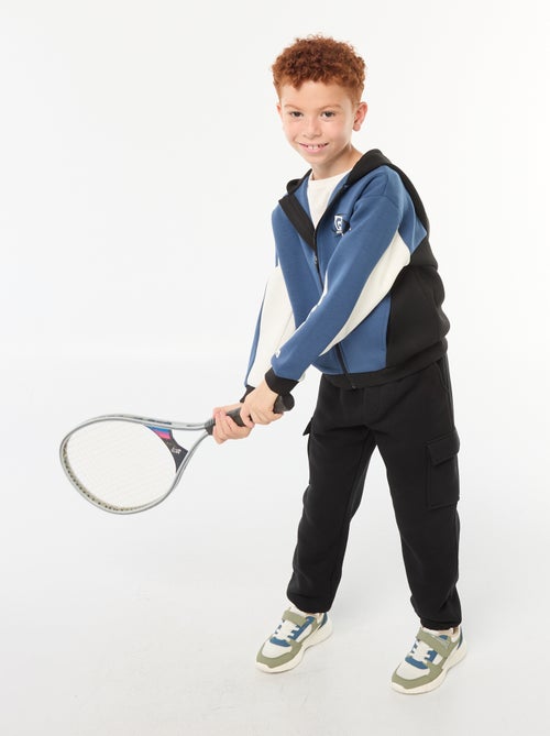 Sweatvest met rits en capuchon - Kiabi