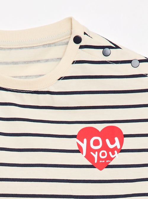 T-shirt - Makkelijk aan te trekken collectie - Kiabi