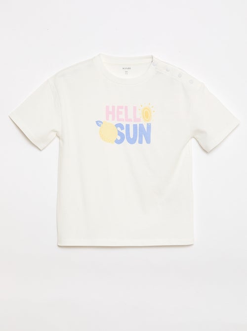 T-shirt - Makkelijk aan te trekken collectie - Kiabi