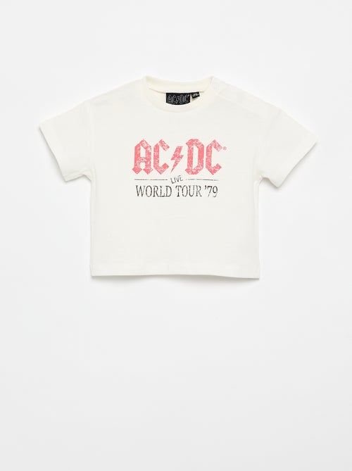 T-shirt 'AC DC' met korte mouwen - Kiabi