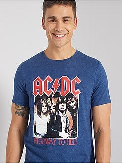 Herenmode maat S-XXL - T-shirt 'AC/DC' - Kiabi